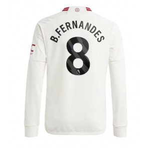 Manchester United Bruno Fernandes #8 Tredjetröja 2023-24 Långärmad